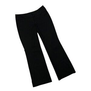 Express Design Studio Women's Black Pinstripe Editor Work Pant